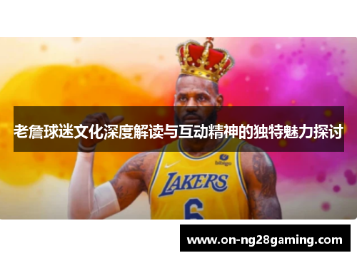 老詹球迷文化深度解读与互动精神的独特魅力探讨